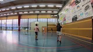 Badminton test slow motion