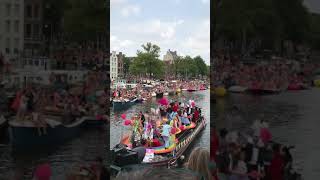 (Magere brug / Amstel) Canal Parade / Gay Parade / Gayparade / Pride Amsterdam 4 augustus 2018