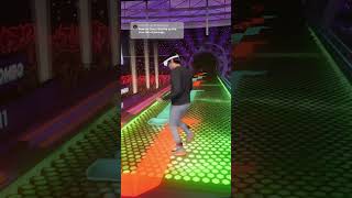 CRAZY SHUFFLE in VR 🤩 #dancedash #feetsaber #vr