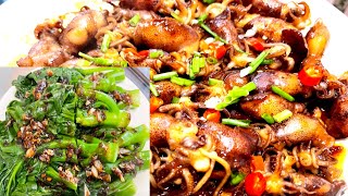 [Engl Cap] Cánh Làm Mực Sữa Chiên Nước Mắm/Cải Rổ Sốt/Baby Squids Recipe@gocnhocuocsongmy #34