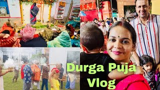 Durga Puja 2024 Vlog | माता का श्रृंगार done by MIL for the first time 🥰| Years old tradition 🙏🏻