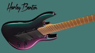 Harley Benton Flip Flop Blue 7 String guitar for €211