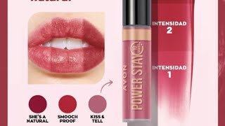 Avon power stay lip tint lanzamiento campaña 8/2022 #avon #miradenuevo