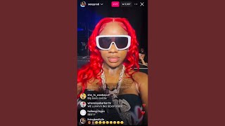 Sexyy Red Instagram Live | August 24, 2024