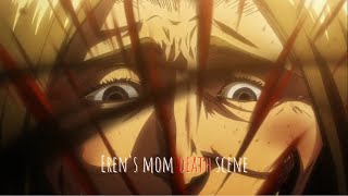 Eren's mom death scene - Attack on Titan #anime #animeshorts