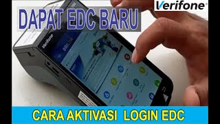 CARA AKTIVASI MESIN EDC BRI VERIFONE X990 AGEN BRILINK