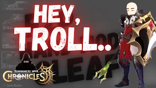 TROLL - Also, KONTANA - Act 6, Ch. 31, Temple of Darkness , TEFO! - Summoners War Chronicles