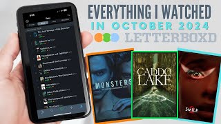 What I watched in October 2024 | Letterboxd Edition