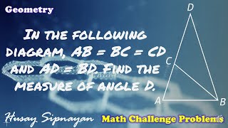 Challenge Problem in Geometry | Math Challenge Problem No. 44