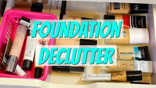 FOUNDATION DECLUTTER 2019 Almost Half Gone!