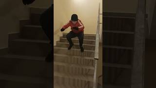 exercises on stairs #shorts  упражнения на лестнице #шортс