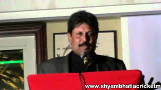 12th Shyam Bhatia Annual Awards - Kapil Dev Speech