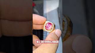 RUBY BURMA BELANG WINDUSARA RING PERAK HANDMADE | GEMSTONE | BATU PERMATA | JEWELRY | KOLEKSI