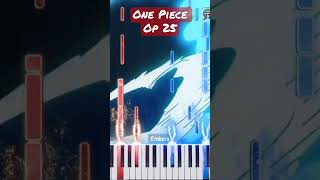 One Piece Opening 25 on Piano #pianotutorial #onepiece