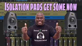 Monitors Isolation Pads| Yes they really help our sound