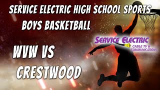 Wyoming Valley West vs Crestwood Basketball  12/22/23 Service Electric Broadcast