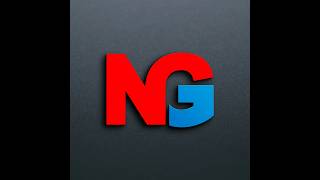 NG letter Logo Design 🔥#shorts #illustrator #technofyit