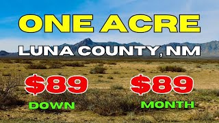 One Acre With Views Of The Florida Mountains, for only $89! #2311