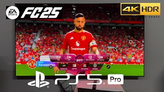 EA Sport FC 25 PS5 Pro Gameplay With LG Oled TV 4K (enhanced games)