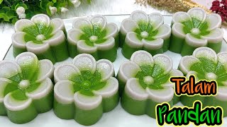 KUE TALAM PANDAN‼️ Cuma diaduk dan dikukus dengan rasa lembut, manis dan gurih