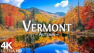 Vermont 4K UHD - Enchanting Autumn Landscapes with Peaceful Relaxing Music, Autumn Ambience