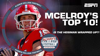 McElroy’s Top 10: How many SEC teams should get in the CFP & MORE! | Always College Football