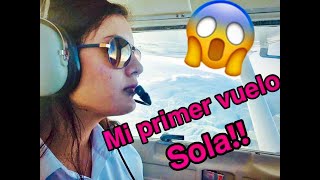 ❤️ Mi primer vuelo sola!!👩🏻‍✈️