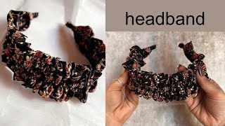 Baby headband pattern for beginners | Baby headband tutorial