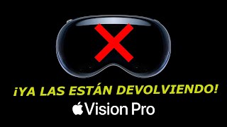 Apple Vision PRO. Ya LAS ESTÁN DEVOLVIENDO por PROBLEMAS DE SALUD entre otros factores.