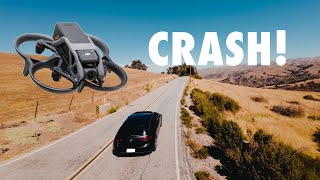 I got a pro DRIFTER to help me get this drone shot! and CRASHED (the DJI Avata)