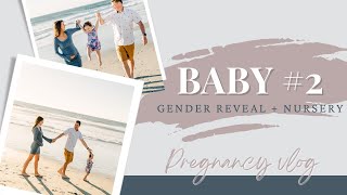 Baby #2 Pregnancy Announcement | Gender Reveal & Nursery Tour