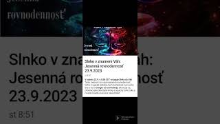 astrologické zmeny. Slnko v znamení Váh a týždenný rozbor od 25.9.2023