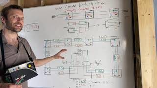 R1 + R2 testing of a ring final circuit (incorrectly connected)