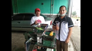 MESIN PERAS SANTAN FULL STAINLES  double saringan