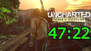 Uncharted 1 Speedrun (Any% No Launches) in 47:22