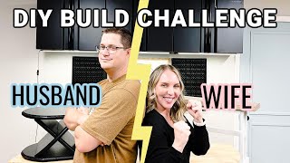 HUSBAND VS WIFE DIY BUILD CHALLENGE