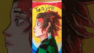 Drawing Tanjiro!!! #demonslayer #tanjiro #tanjirokamado #fanart #drawing #animeart #anime #lgbtart