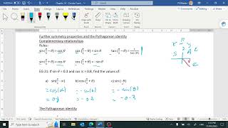 Further symmetry properties and the Pythagorean identity