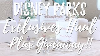 PANDORA Disney Parks Exclusives Haul | December 2018 | Plus Giveaway!!