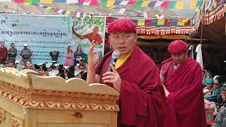 Speech by HE Thuksey Rinpoche during the World Environment day (Takmachik Village)