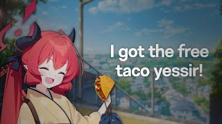 Junko's Free Taco - Blue Archive Meme