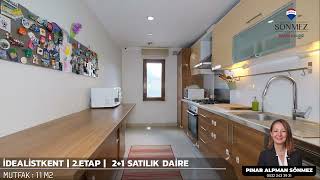 İDEALİSTKENT 2 SİTESİ'NDE 2+1 SATILIK DAİRE