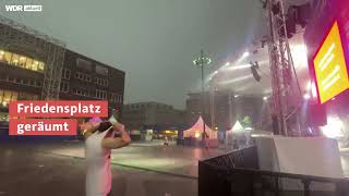 Eilmeldung Unwetter stört Deutschland Fans in Dortmund!