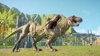 RELEASE ALL 170 CARNIVORES & HERBIVORE IN SAN ANDRES | Jurassic World Evolution 2