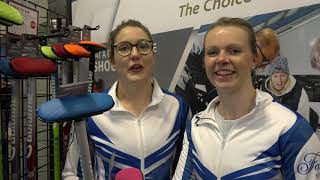 Vicky and Lauren Choose Curling Brooms