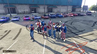 GTA 5 Online Car Meet PS4 - Labor Day 🥇