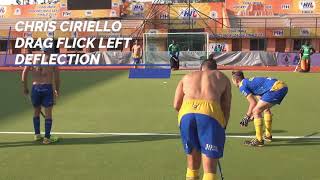 DRAG FLICK LEFT DEFLECTION. CHRIS CIRIELLO