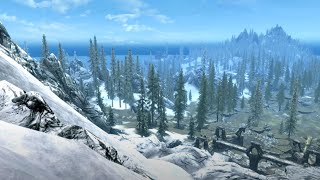 HOW BIG IS THE MAP in Skyrim? Walk Across the Map