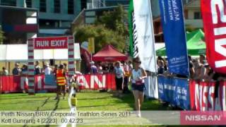 Kott Gunning 4 2223 Perth Nissan BRW Corporate Triathlon Series 2011