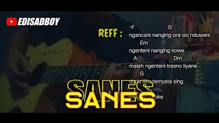 CHORD MUDAH " SANES " GUYON WATON X DENNY C || LIRIK DAN KUNCI GITAR